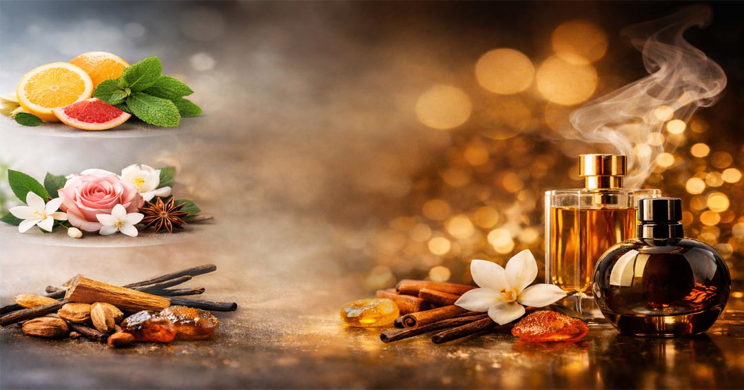 شناخت نت های عطر؛ راز ماندگاری و شخصیت هر رایحه شناخت نت های عطر؛ راز ماندگاری و شخصیت هر رایحه